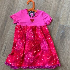 Heart ♥️ Print brand new with tags size 2T dress!